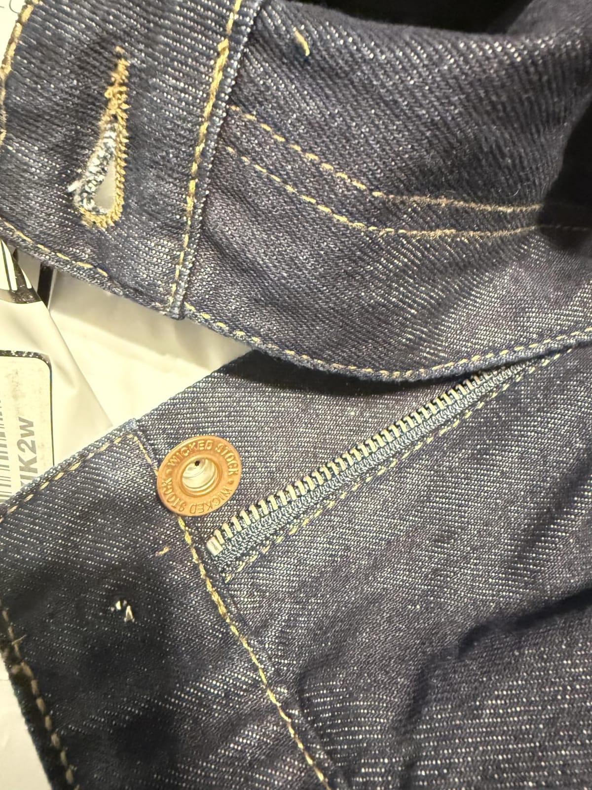 WICKED STOCK Men's Riding Pants with CE LEVEL2 Armor - Dark Blue customer photo 1