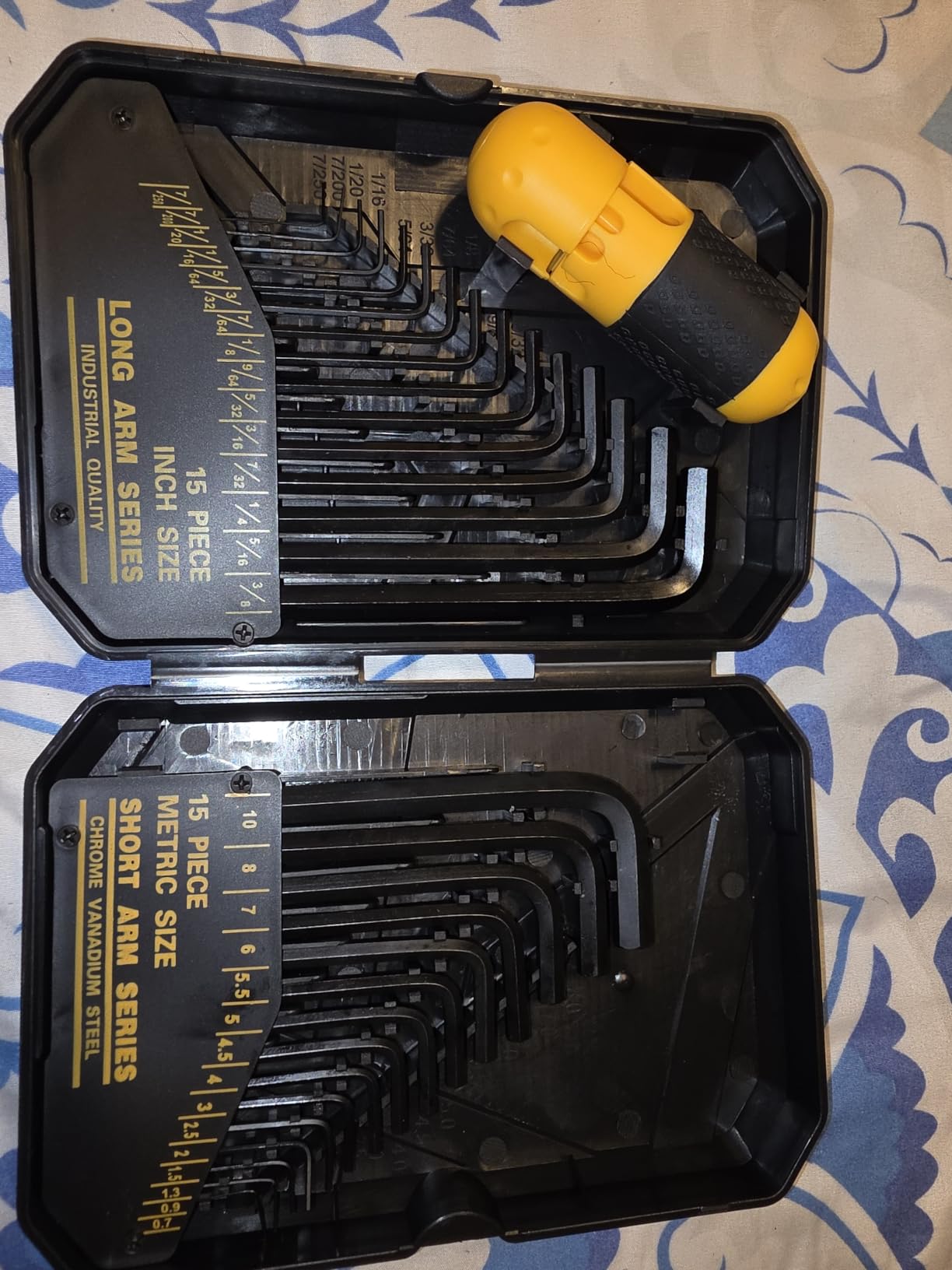 ELEAD 31-Piece Hex Key Set - Allen Wrench Set, SAE and Metric Allen Keys MM(0.7mm-10mm) SAE(0.028