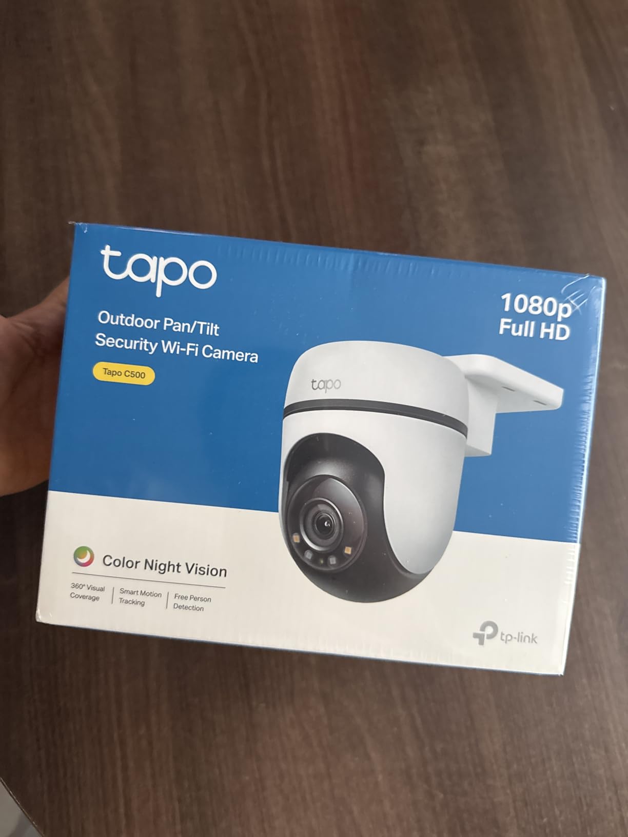 Tapo 1080P Outdoor Wired Pan/Tilt Security Wi-Fi Camera, 360 View, Motion Tracking, Works with Alexa & Google Home, Night Vision, Free AI Detection, Cloud & SD Card Storage(up to 512GB), Tapo C500 customer photo 2
