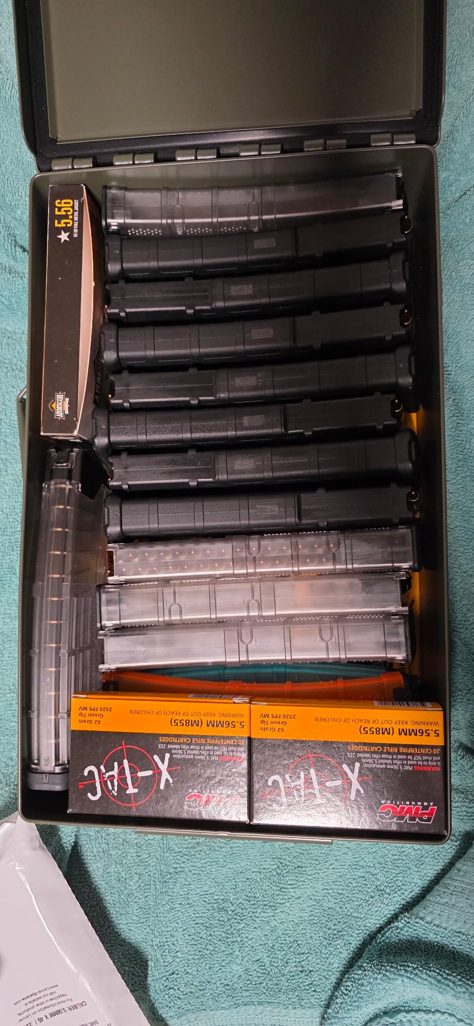 Reapr Steel Ammo Can, Heavy Duty Locking Metal Ammo Storage Box, Airtight and Watertight 30 Cal or 50 Cal Case customer photo 1