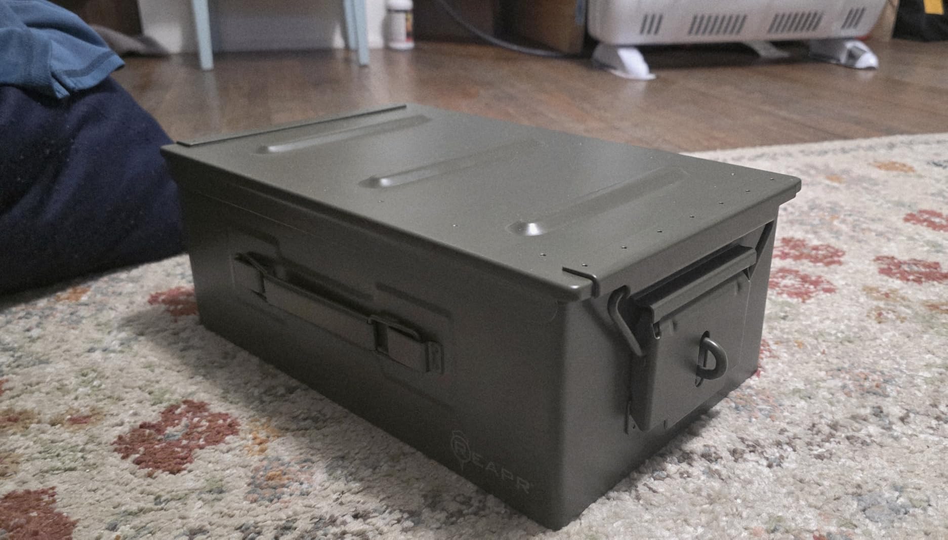 Reapr Steel Ammo Can, Heavy Duty Locking Metal Ammo Storage Box, Airtight and Watertight 30 Cal or 50 Cal Case customer photo 2