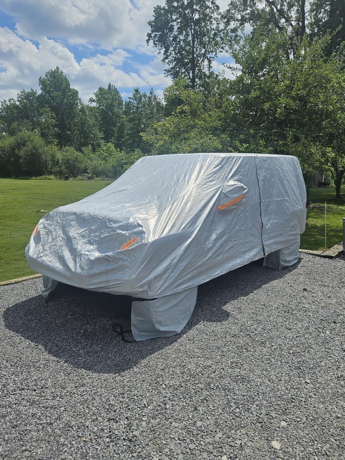 Kayme 6 Layers Waterproof Car Cover for Mazda Miata MX-5 MX5 1990-2026 | Thick composite build, 100% waterproof PE-PEVA, reflective aluminum UV shield, inner cotton lining prevents paint scratches customer photo 1