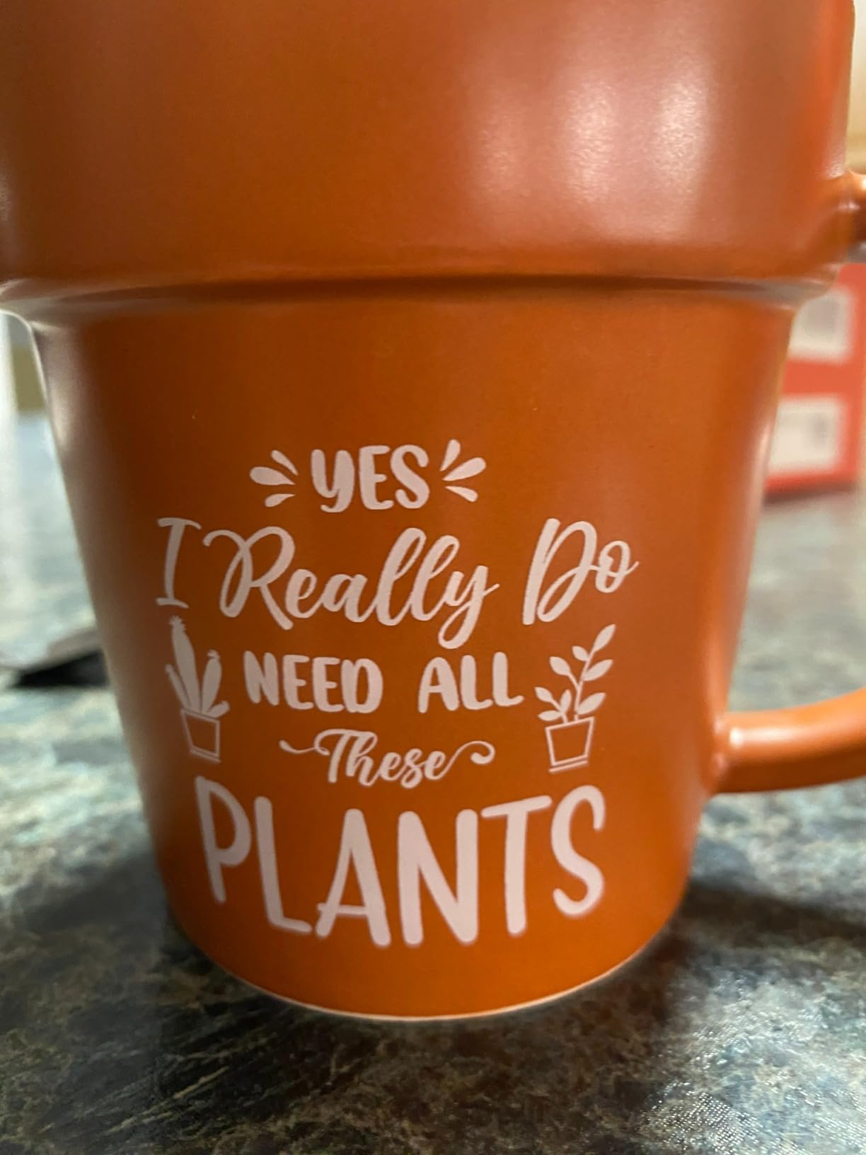 VELENTI Gardener Coffee Mug Gift - Funny Plant Pot Mug with Shovel Spoon customer photo 2