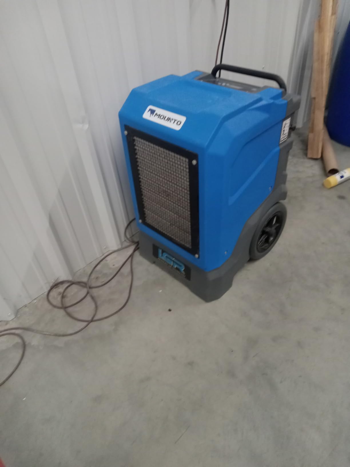 MOUNTO 310 Pints LGR Commercial Dehumidifier with Built-In Pump and Drain Hose - Portable, Heavy-Duty Dehumidifier with Wheels for Basements, Garages, Home, and Job Sites customer photo 2