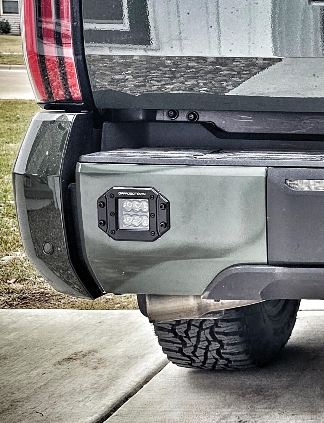 OFFROADTOWN 5'' 120W CREE Flush Mount LED Pods LED Reverse Driving Lights, 12,000LM, Spot Beam, Flush Mount LED Light, Off Road Flush Reverse Backup Work Light for Truck Pickup UTV ATV SUV 4X4 Car customer photo 1