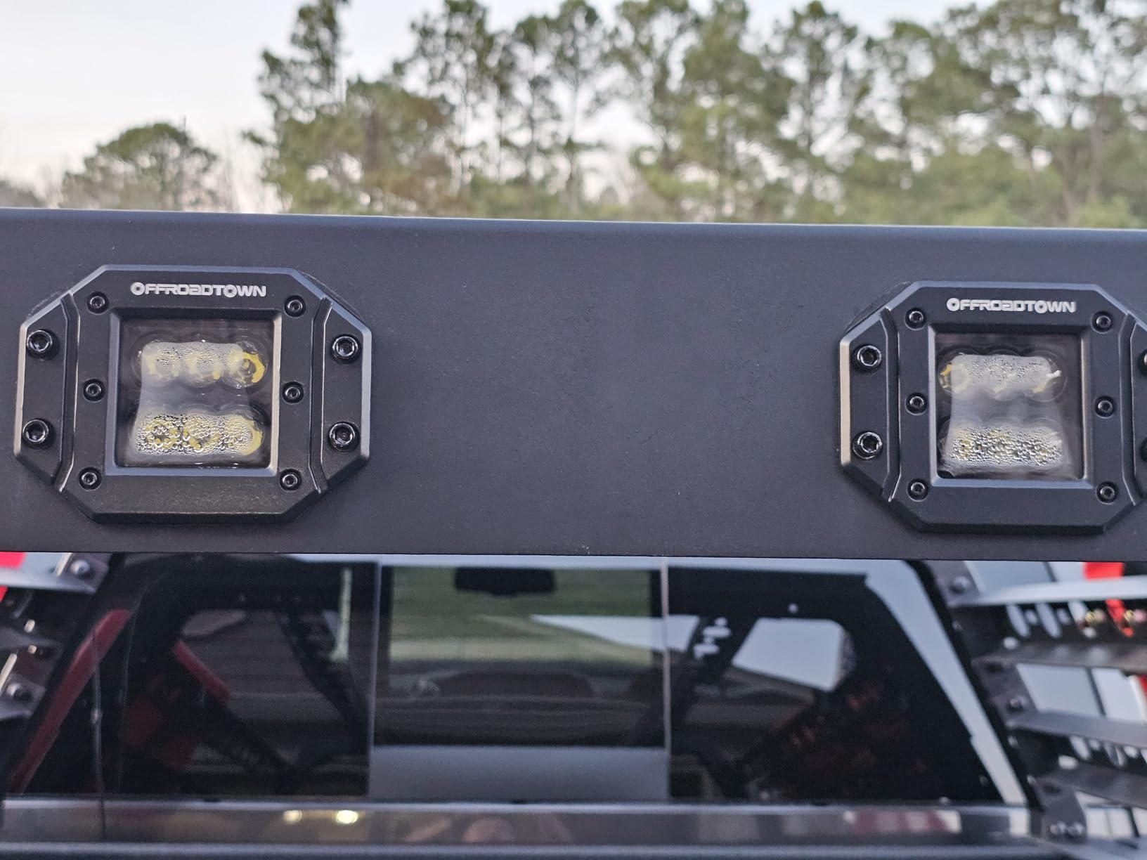 OFFROADTOWN 5'' 120W CREE Flush Mount LED Pods LED Reverse Driving Lights, 12,000LM, Spot Beam, Flush Mount LED Light, Off Road Flush Reverse Backup Work Light for Truck Pickup UTV ATV SUV 4X4 Car customer photo 2