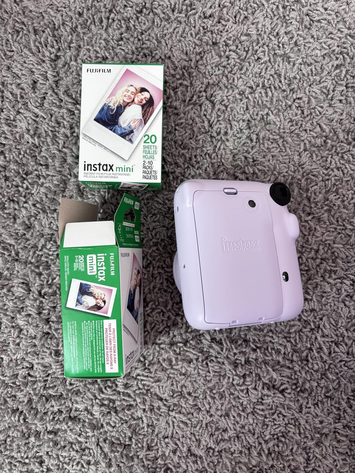 Fujifilm Instax Mini 12 Instant Camera - Lilac Purple | Automatic exposure with selfie mirror and parallax correction for photography, travel and parties customer photo 1