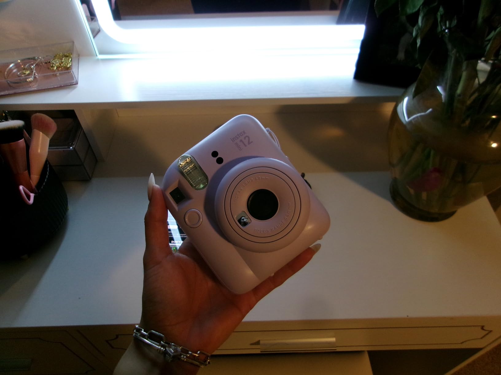 Fujifilm Instax Mini 12 Instant Camera - Lilac Purple | Automatic exposure with selfie mirror and parallax correction for photography, travel and parties customer photo 2