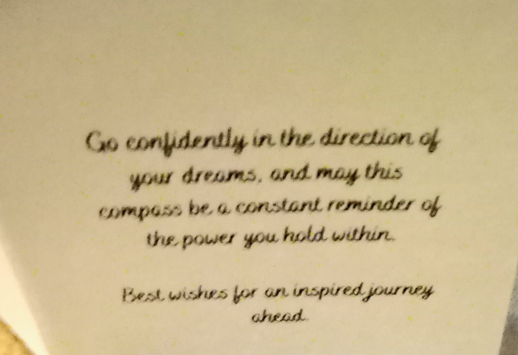 The Dream Chaser Compass - Go Confidently - 2026 Unique Graduation Gifts for Him, College, High School, Cool Birthday Gift Idea for Son, Boys, Motivational Greeting Card Included customer photo 2