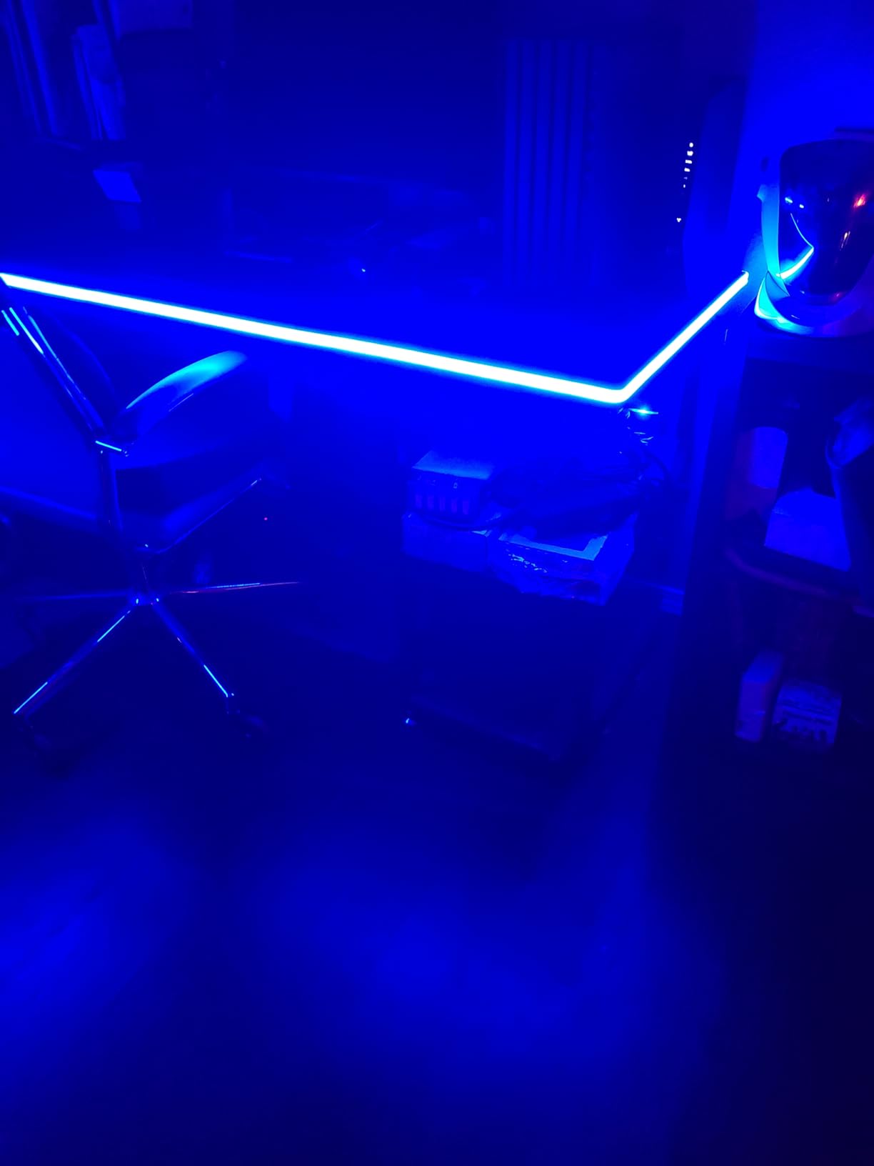 Govee RGBIC LED Neon Rope Lights, 10ft Gaming Lights for Gaming Desks | LED Strip Lights Syncing with Razer Chroma, Support Cutting, Smart App Control, Music Sync, Adapter (Only 2.4G Wi-Fi) customer photo 1