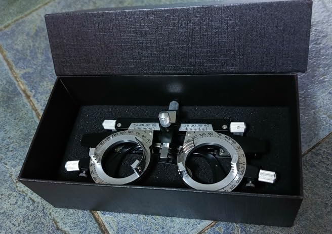 AISITSY Optical Trial Lens Frame Eye Check Trial Frame Fully Adjustable Optical Frame for Optometry and Optician Glasses Testing and Fitting customer photo 1