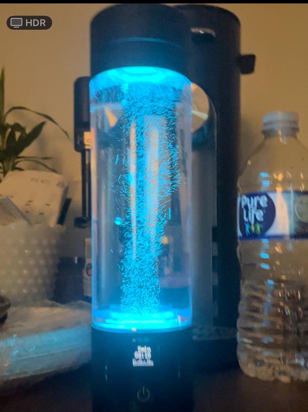 PIURIFY Hydrogen Water Bottle Generator | 6300+ PPB in 3 Cycles | 10 oz | Extended Warranty | USA Certified | SPE/PEM Tech | Portable | Black customer photo 2