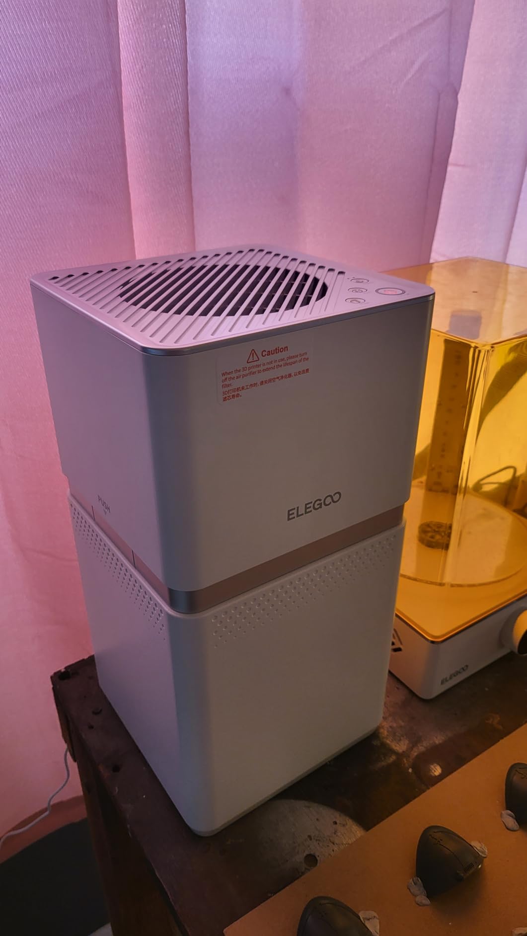 ELEGOO MARSMATE Air Purifier, Remove Up to 95% TVOC, Compatible with Saturn 8k, Saturn 2, Saturn 3, Saturn 3 Ultra, Mars 4 DLP, Mars 4 MAX, Jupiter, Jupiter SE, Saturn 4, Saturn 4 Ultra 3D Printers customer photo 2