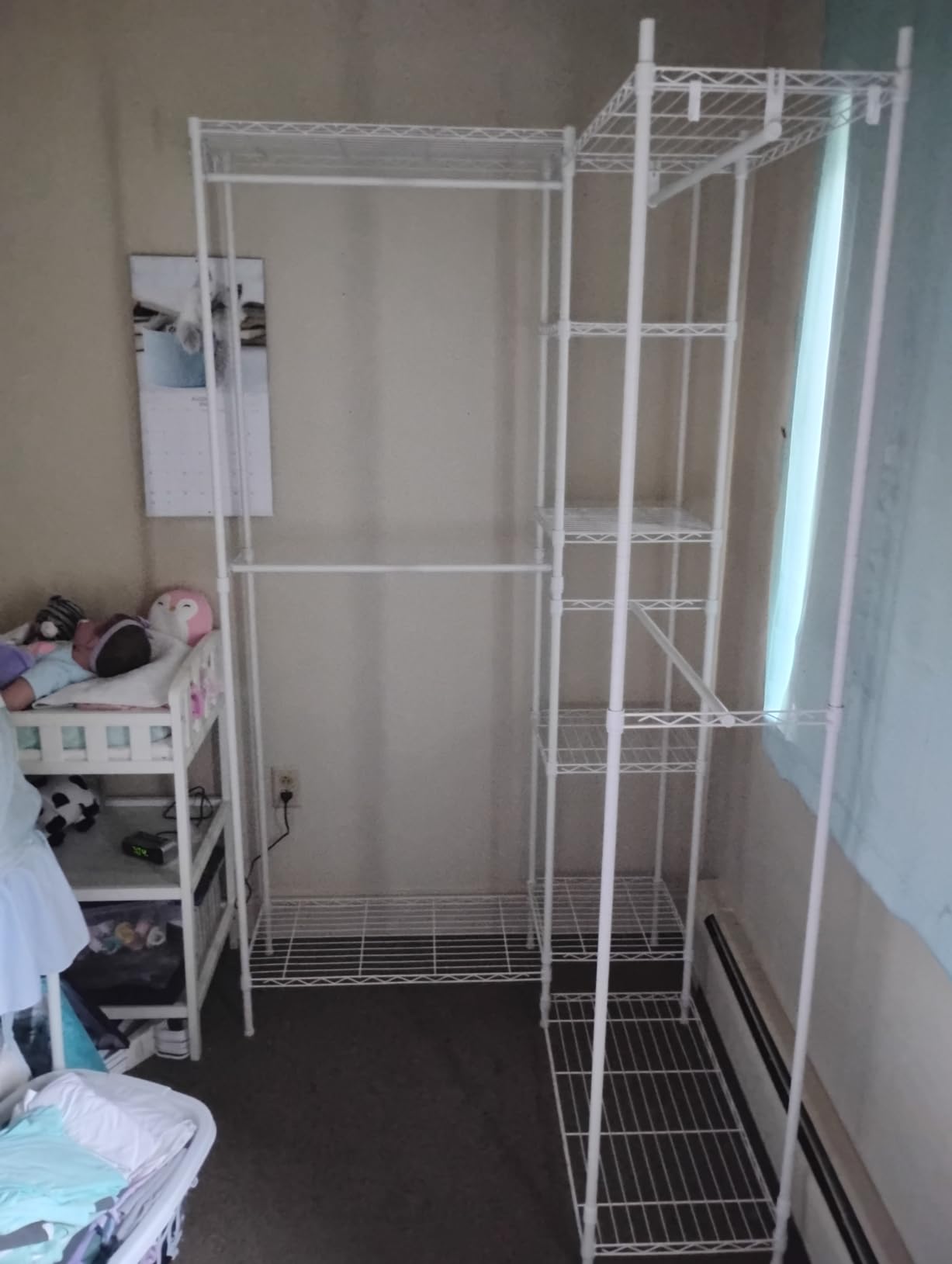 Ulif E4 Clothes Rack, Heavy-Duty Garment Rack Can Be L-Shaped Closet, Black customer photo 1