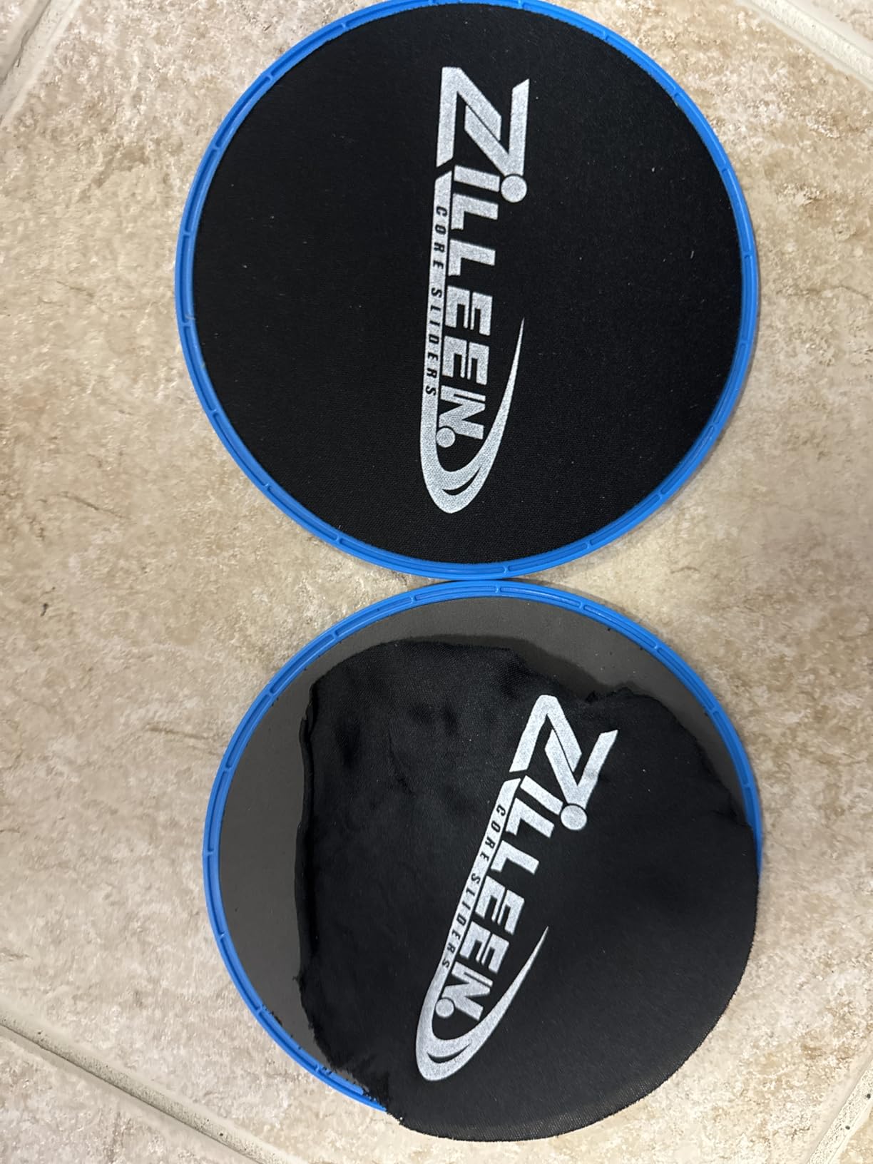 ZILLEEN Exercise Sliders for Working Out Pilates Fitness Discs 2pcs | Strength Slides for Yoga Pilates Aerobics Lunges Squats, Women & Men customer photo 2