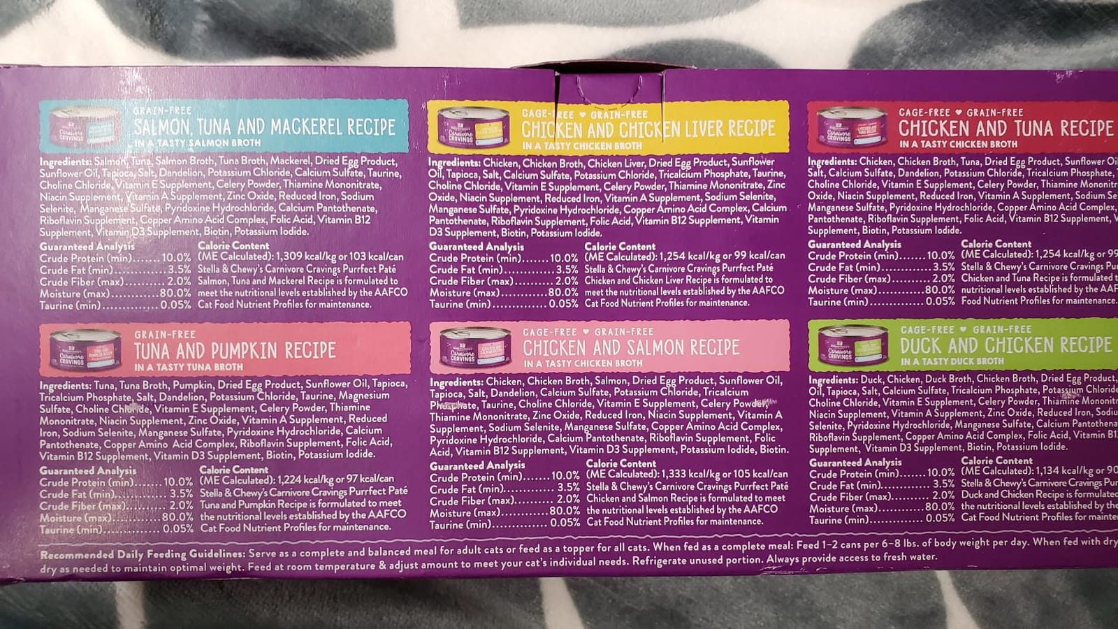 Stella & Chewy's Carnivore Cravings Purrfect Paté - Premium Grain-Free Wet Cat Food - 6 Flavor Variety Pack - High Protein with Bone Broth - Perfect for Picky Eaters - 2.8oz Cans (12 Pack) customer photo 2