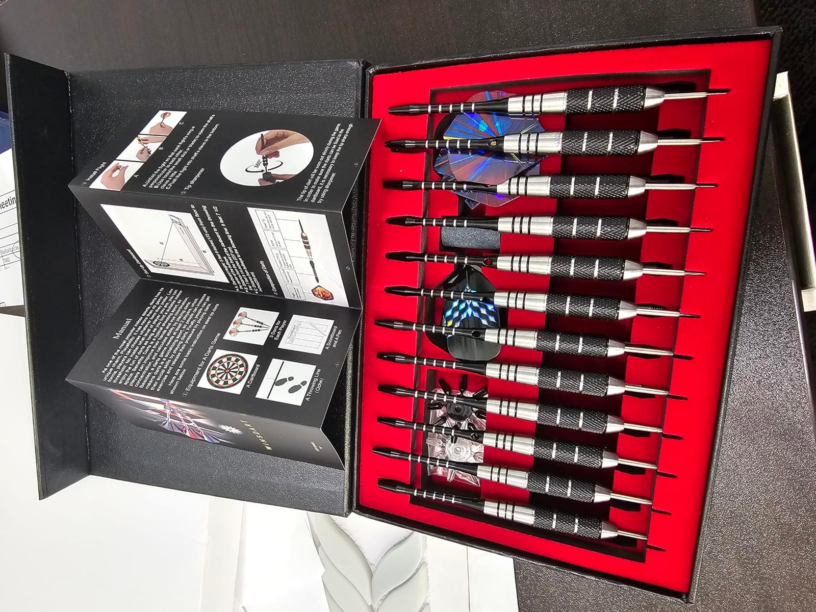 WINSDART Darts Metal Tip Set, Steel Tip Darts 12pcs 22g with Gift Box customer photo 2