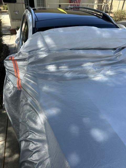 EzyShade Truck Cover Waterproof All Weather. See Truck Size-Chart. Size T4 | Multi-Layer Full Outdoor Pickup Truck Covers. Rain Sun Snow UV Dust Protection. Silverado, F150, RAM 1500 - See Size Chart customer photo 1