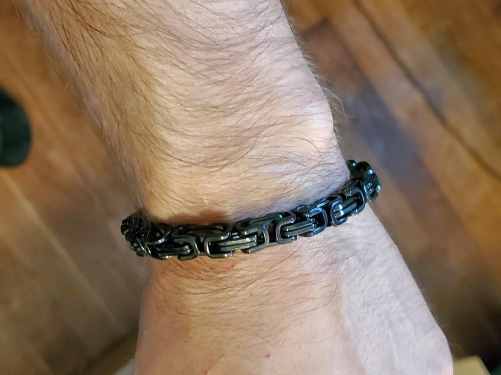 Love You This Much Jewelry Gift Set - Classic Steel Bracelet - Romantic Gift, Unique Husband Gifts customer photo 2