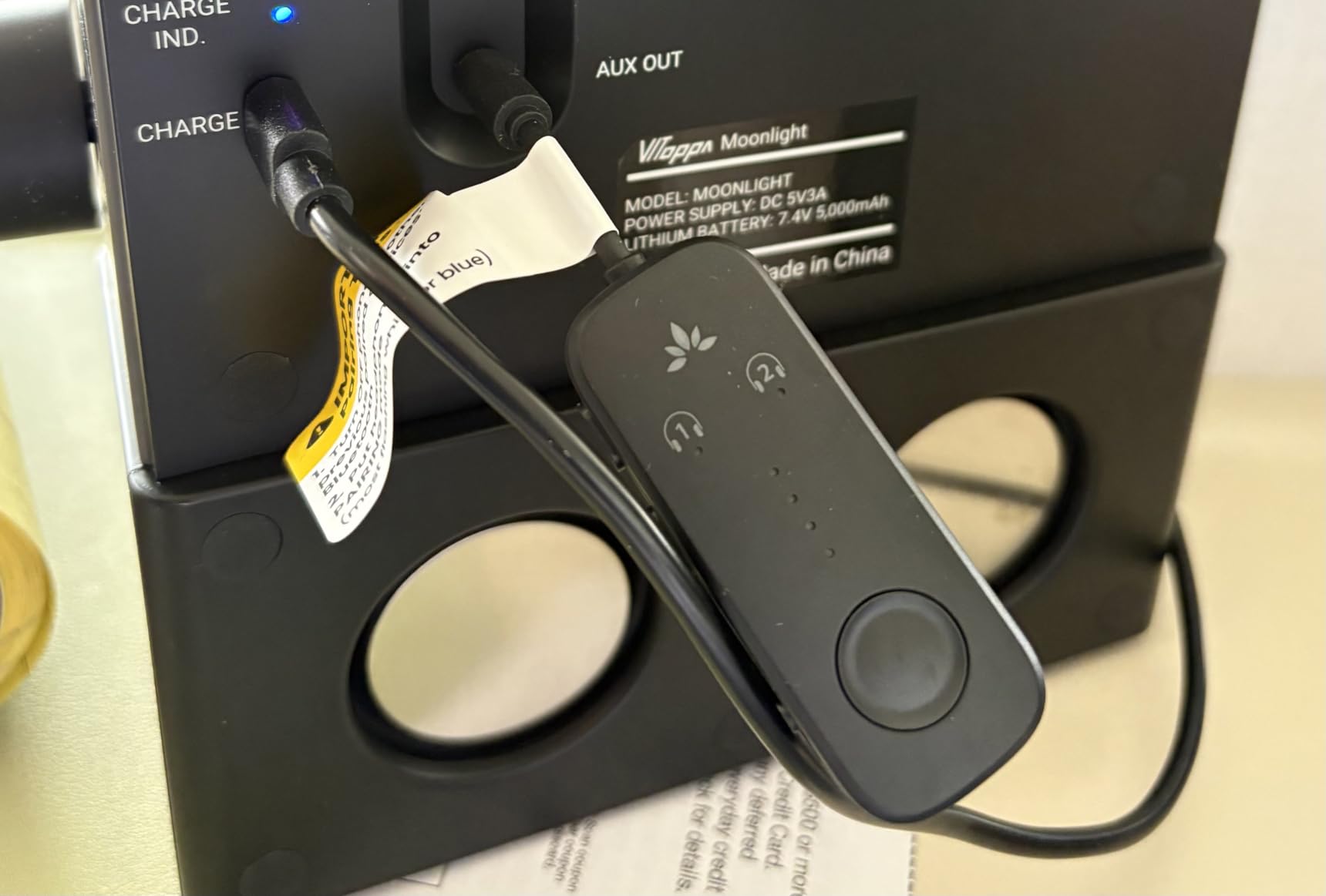 Avantree Relay - Airplane Bluetooth Adapter for 2 AirPods or Headphones | Qualcomm aptX Adaptive, 25H Battery, Firmware Upgrades, Volume Controls, 3.5mm AUX Audio Transmitter for Flight Travel & Gym customer photo 2
