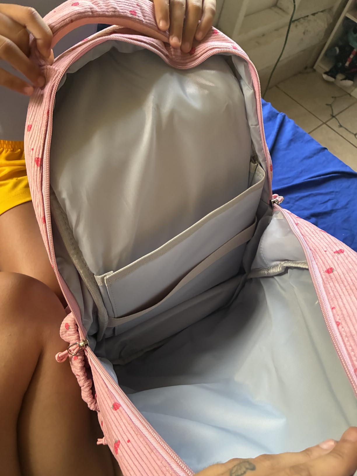 Kids Backpack for Girls - School Bags for Middle School Students - Book Bag for Elementary Primary - Kawaii Ita Backpack - Purple customer photo 2