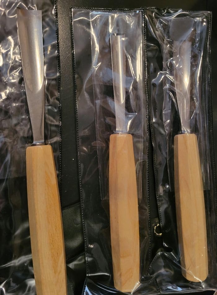 Wood Carving Kit, 12 PCS Wood Carving Set - Wood Carving Tools with Canvas Case, Sharp Cr-V 60 Steel Blades, Wood Chisel Sets for Beginners and Professionals customer photo 2