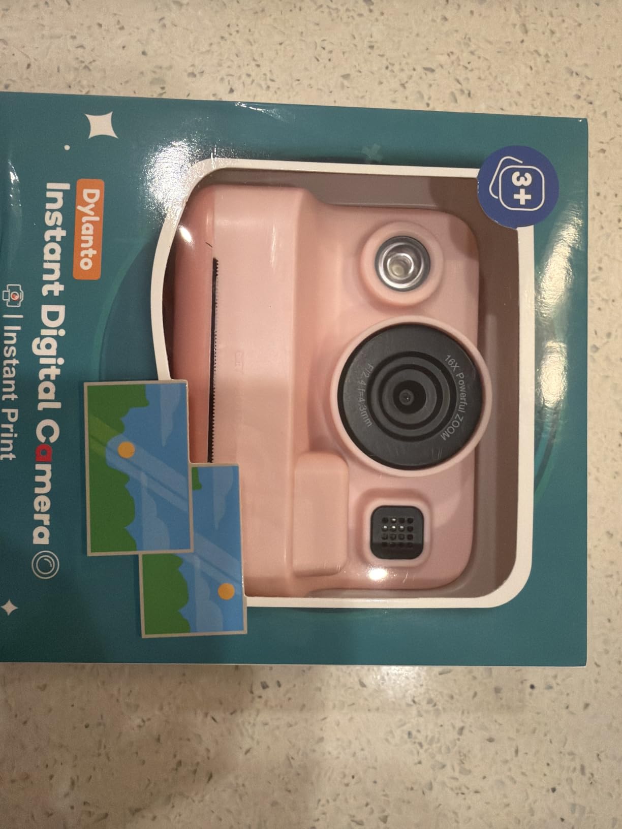Dylanto Kids Camera Instant Print,1080P Kids Instant Cameras that Print Photos,Christmas Birthday Gifts for Girls Age 3-12,Portable Toy for 3 4 5 6 7 8 9 10 Year Old Girls Boys Pink customer photo 2