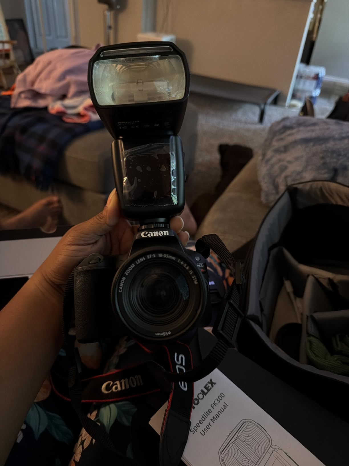 PHOTOOLEX Camera Flash Speedlite FK300, GN33, Manual S1/S2 Wireless | Universal single-contact hot shoe for Canon Nikon Sony Fujifilm Olympus. 8-level power. Metal mount customer photo 1