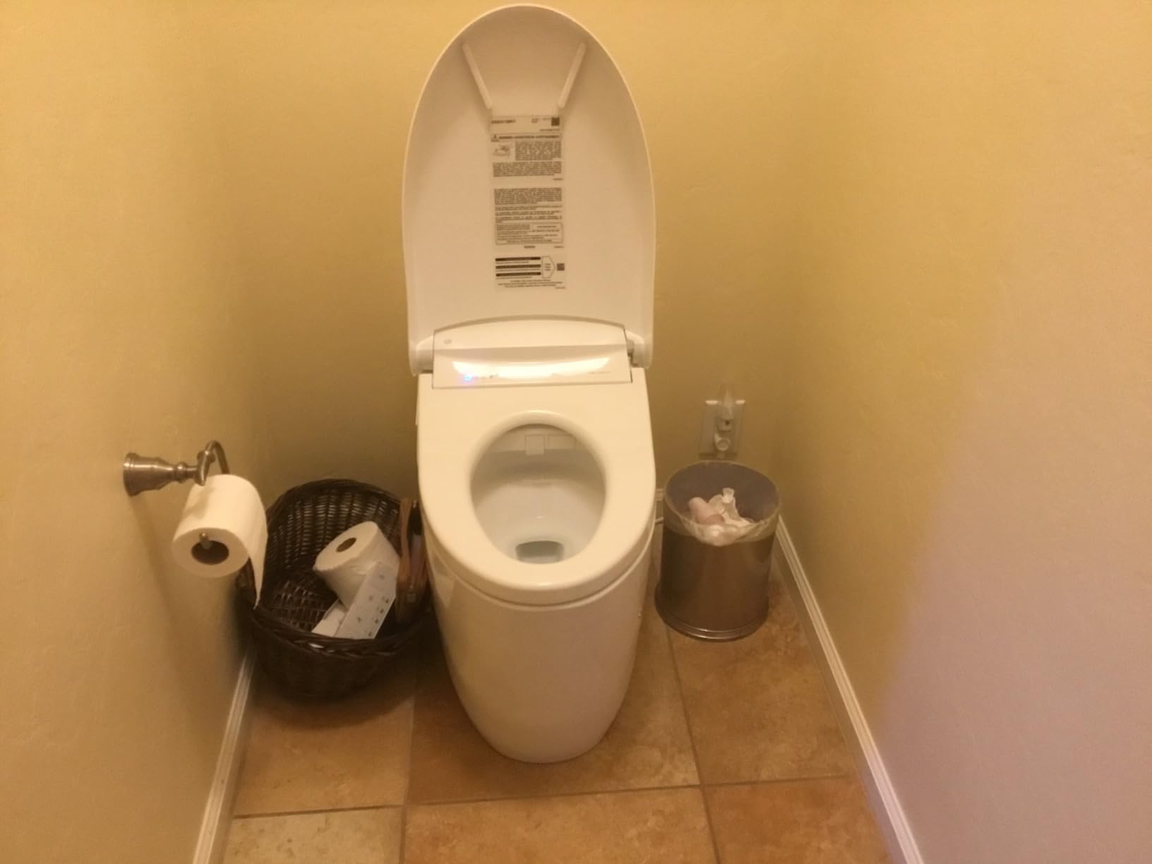 TOTO NEOREST RS Dual Flush 1.0 or 0.8 GPF Toilet with Integrated Bidet Seat and EWATER+, Cotton White - MS8341CUMFG#01 customer photo 1