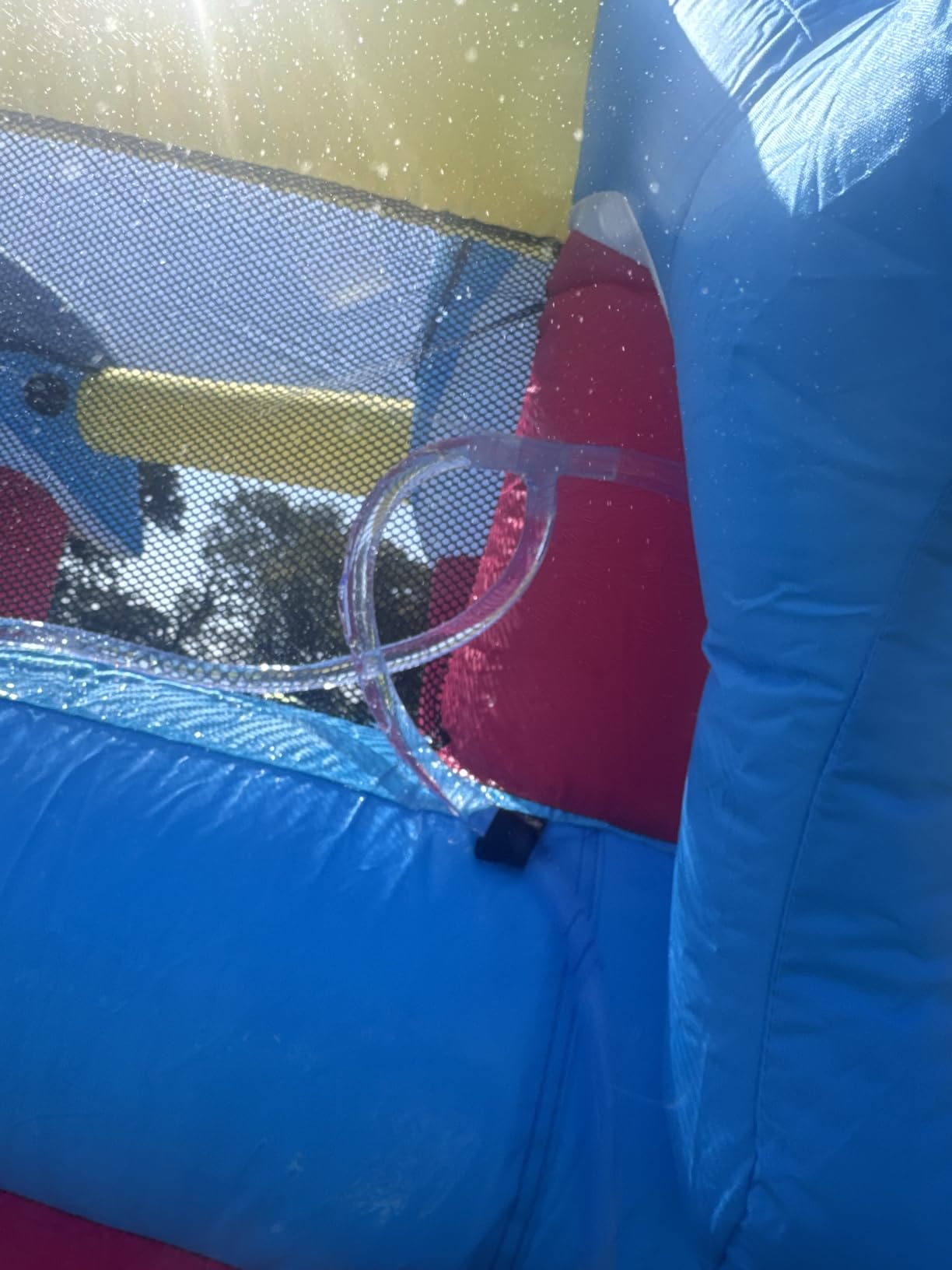 Causeair Inflatable Water Slide with Bounce House,Dolphin Styling,Splashing Pool,Double Water Cannon,Climbing Wall,Heavy Duty GFCI Blower,Inflatable Water Park Slide for Kids Backyard Summer customer photo 1