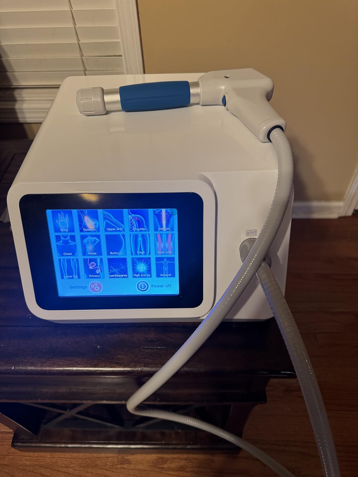 FSA/HSA Eligible Shockwave Therapy for Joint/Muscle Pain Relief | Non-Invasive Extracorporeal Shockwave Therapy, AC 110V / 60Hz, 0.5~10 Bar customer photo 1