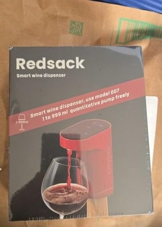 5 in 1 Wine Aerator Whiskey Dispenser, Liquor Decanter, Alcohol Pourer - Black | World Cup Party Essential | 1-Second Aeration | Easy Tap-to-Pour | 1-999ml Precision | USB-C Rechargeable | Smart&Automatic customer photo 1