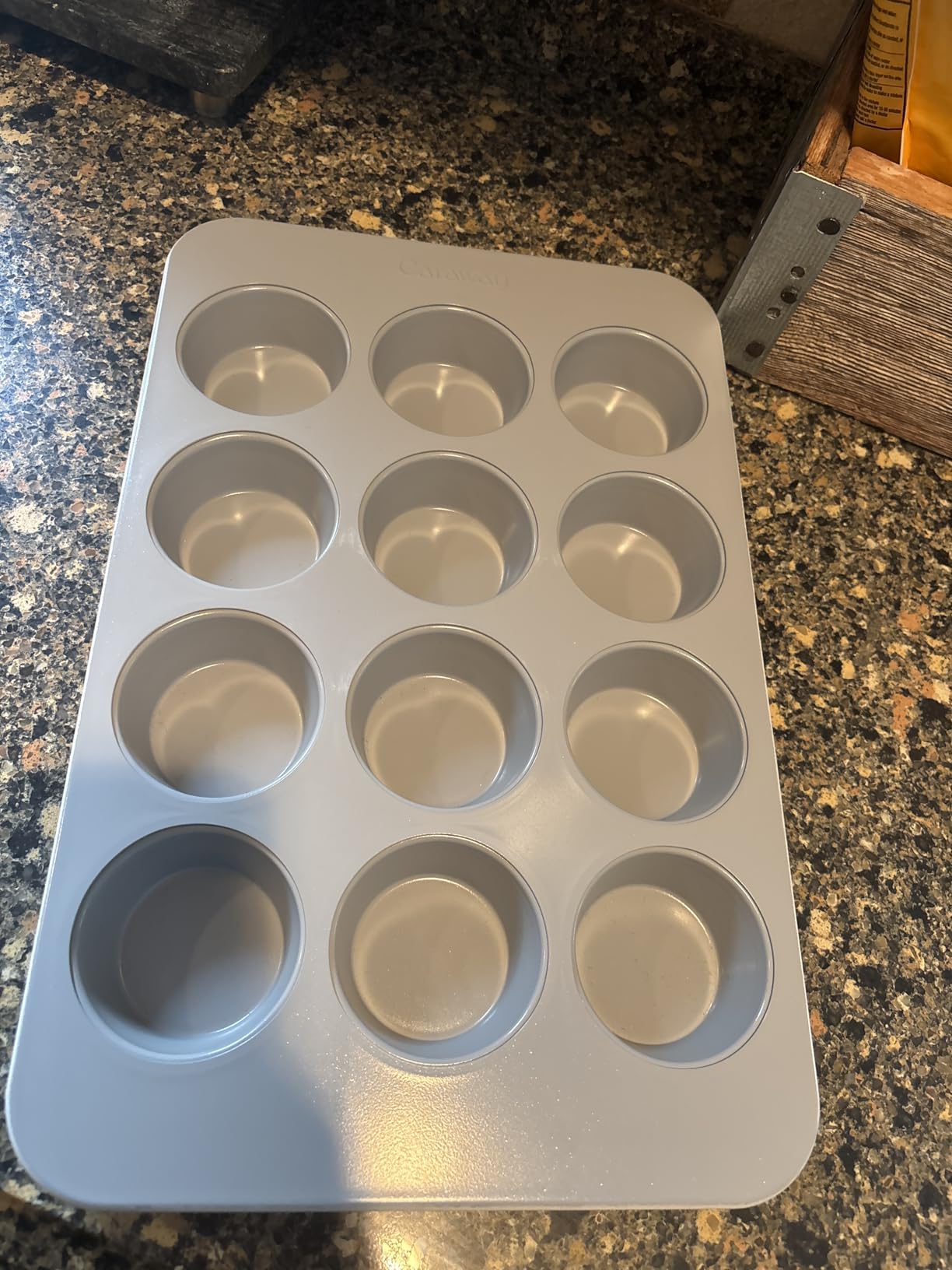 Non-Stick Ceramic-Coated 12-Cup Muffin Pan | Naturally Slick Ceramic Coating, Non-Toxic PTFE and PFOA Free customer photo 2