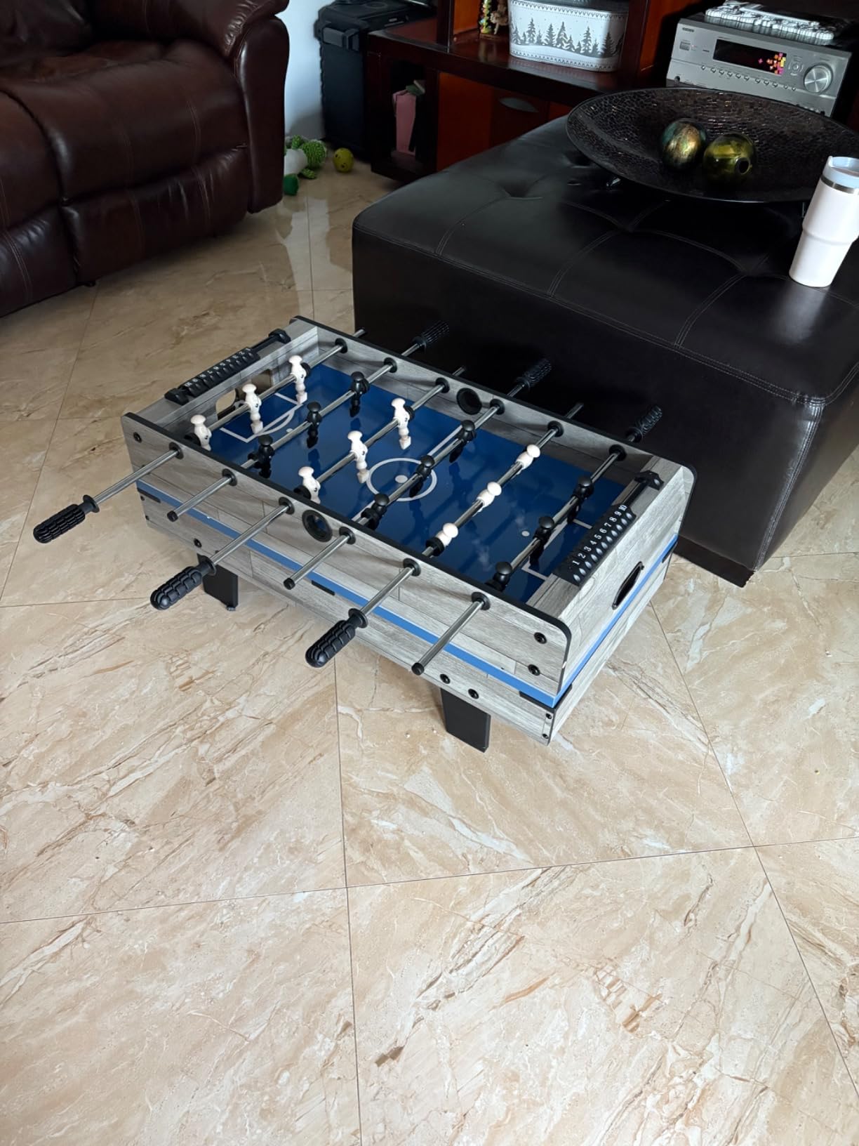 Best Choice Products 11-in-1 Kids Combo Game Table Set w/Ping Pong, Foosball, Air Hockey, Shuffleboard, Bowling, 5 Accessory Bags customer photo 1