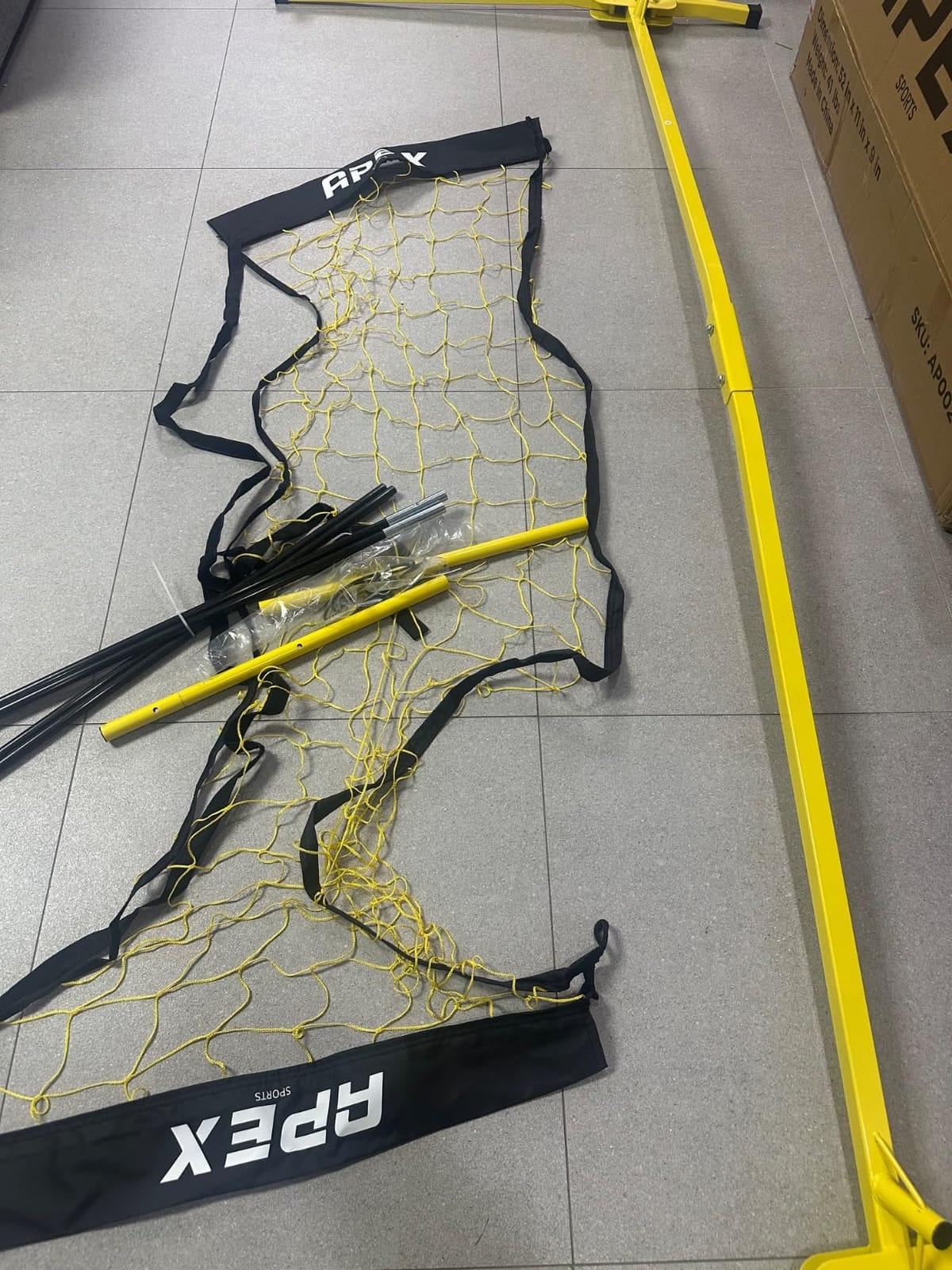 Volleyball Training Net Equipment System - Sturdy, Adjustable, and Portable | Improve Accuracy, Technique, and Skills | Ideal for Indoor/Outdoor Use | Easy Assembly & Storage customer photo 1