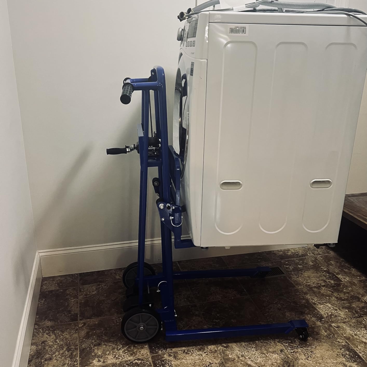 Goodyear Material Lift Winch Stacker, Pallet Truck Dolly, 330 Lbs 40