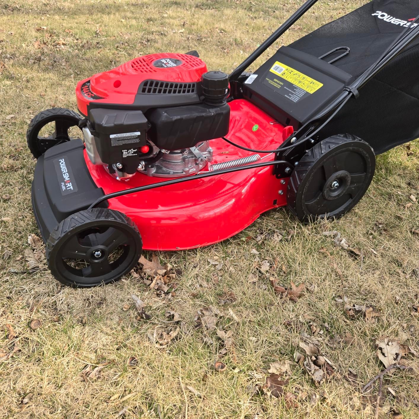 PowerSmart EasyGlide 21-Inch Gas Lawn Mower, 144cc 4-Stroke OHV Engine, Push Walk-Behind, 3-in-1 Mulch/Bag/Side Discharge, Steel Deck, 6 Height Adjustment customer photo 2