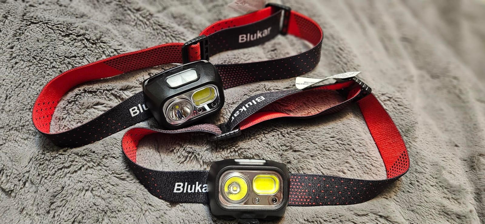 Blukar LED Headlamp Rechargeable, 2000L Super Bright Headlight Flashlight | 8 Modes & Stepless Dimming, Spotlight & Floodlight, Motion Sensor, IPX5 Waterproof for Camping, Hiking, Running, Fishing customer photo 1