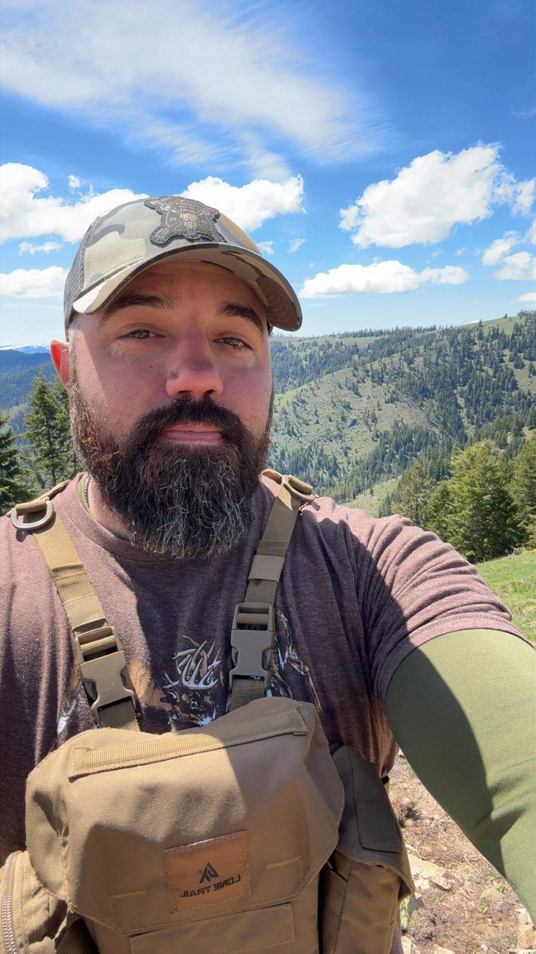 Waterproof Binocular Harness Chest Pack - Lightweight Bino Harness With Rangefinder Pouch customer photo 1