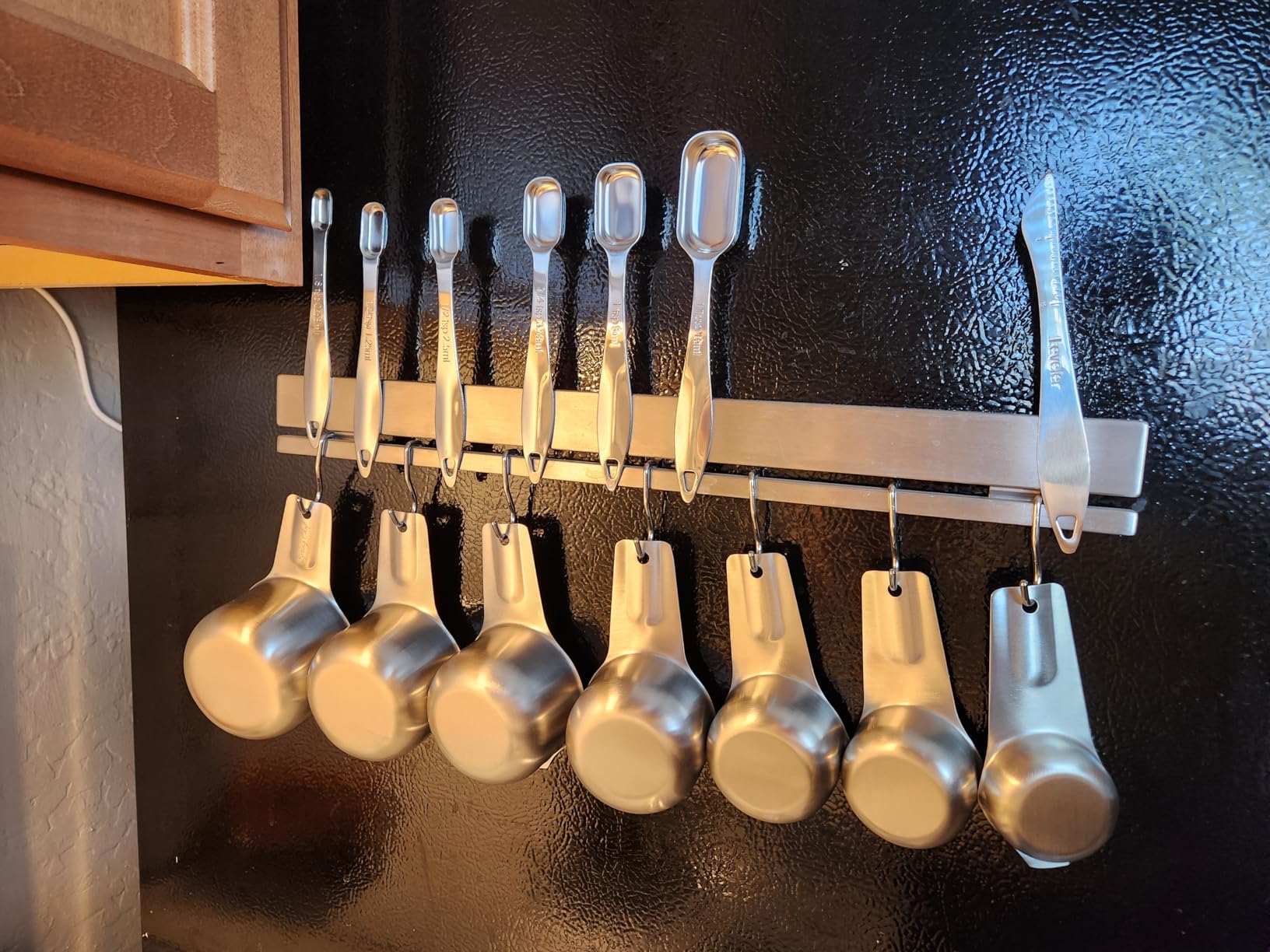 Spring Chef Stainless Steel Measuring Cups and Spoons Set of 14 w/Leveler | Nesting Metal Measuring Cups for Kitchen & Rectangular Teaspoon & Tablespoon Measuring Spoons for Dry and Liquid Ingredients customer photo 1