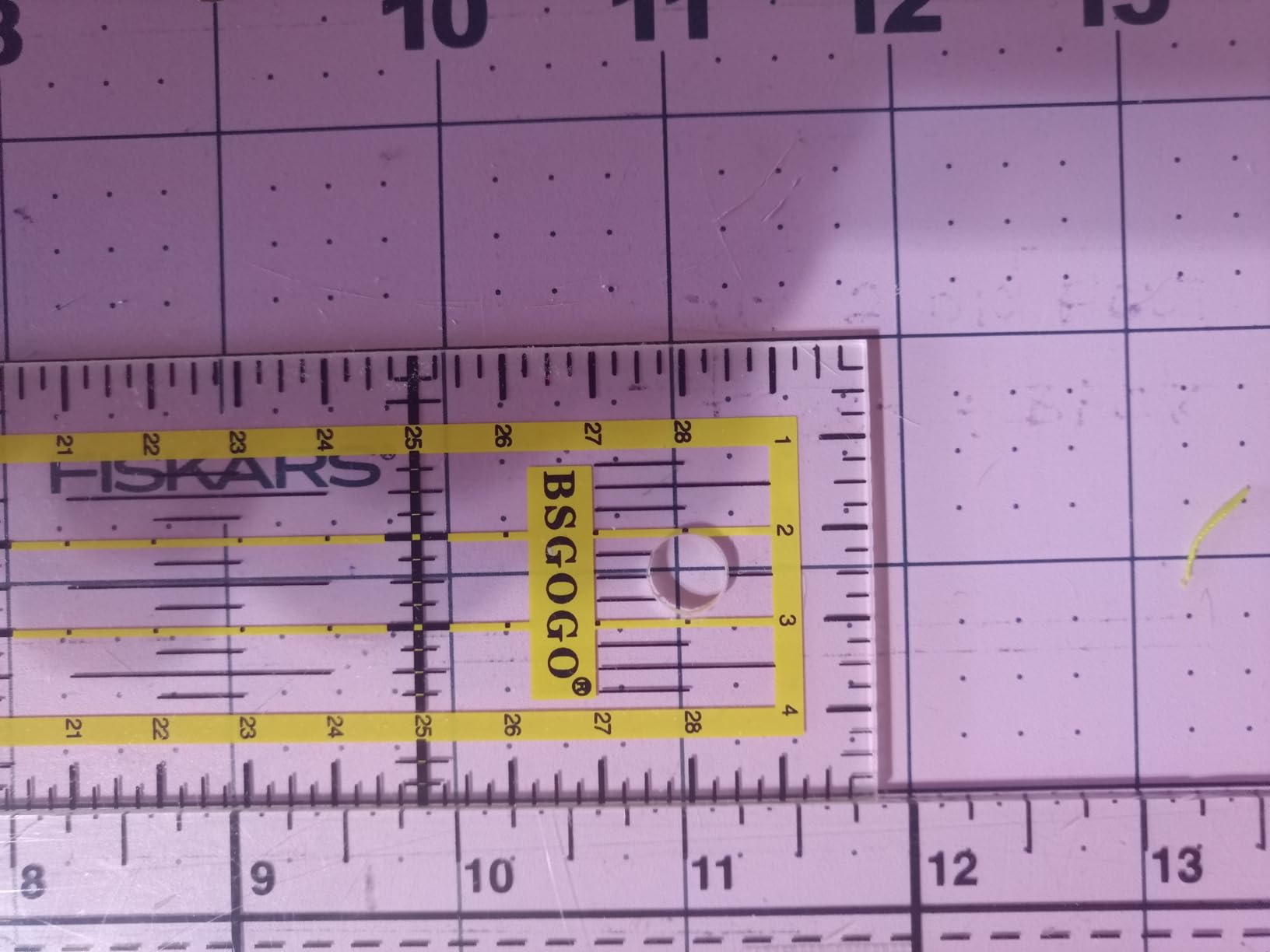 Quilting Rulers, 7 Piece Acrylic Ruler, Fabric Cutting Ruler (12.5