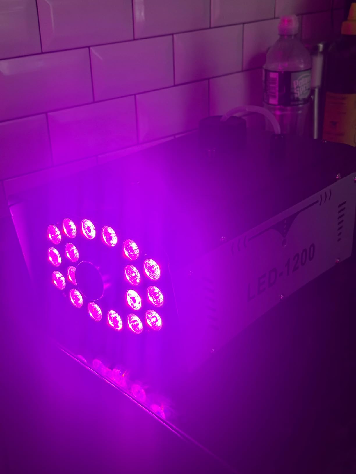 1200W Fog Machine Halloween Outdoor, 18 Lights 6000 CFM Smoke Machine Fog | Indoor Fog Machine with Remote for Wedding Party DJ Disco customer photo 2