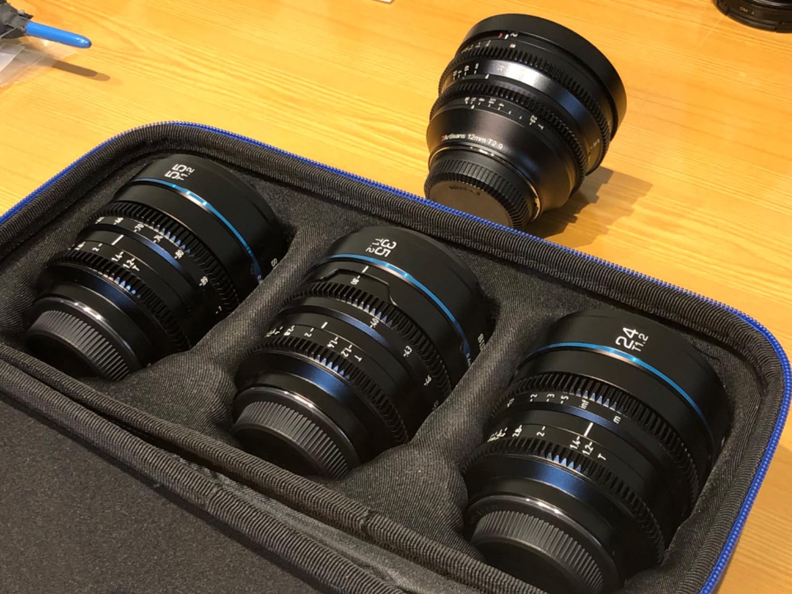 SIRUI Night Walker S35 Manual Focus Cine Lens Set, 24mm, 35mm, 55mm, T1.2 Large Aperture M4/3 Mount Lens for BMPCC4K, GH5II, GH5S, GH6, Z Cam (MS-3SMB, Black) customer photo 1