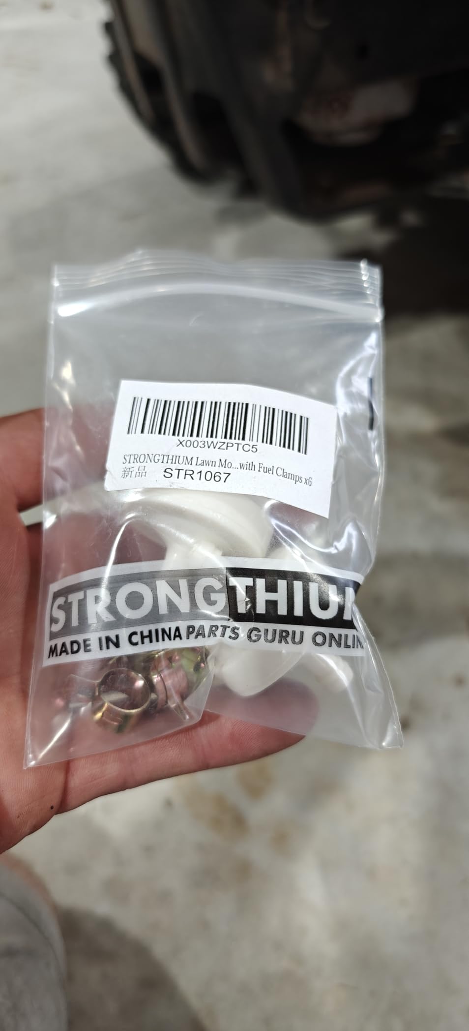 Strongthium 394358s 56679 Lawn Mower 1/4 Inch ID Inline Gas Fuel Filter Kit - Replacement for Briggs and Stratton Craftsman Toro with Fuel Clamps customer photo 1