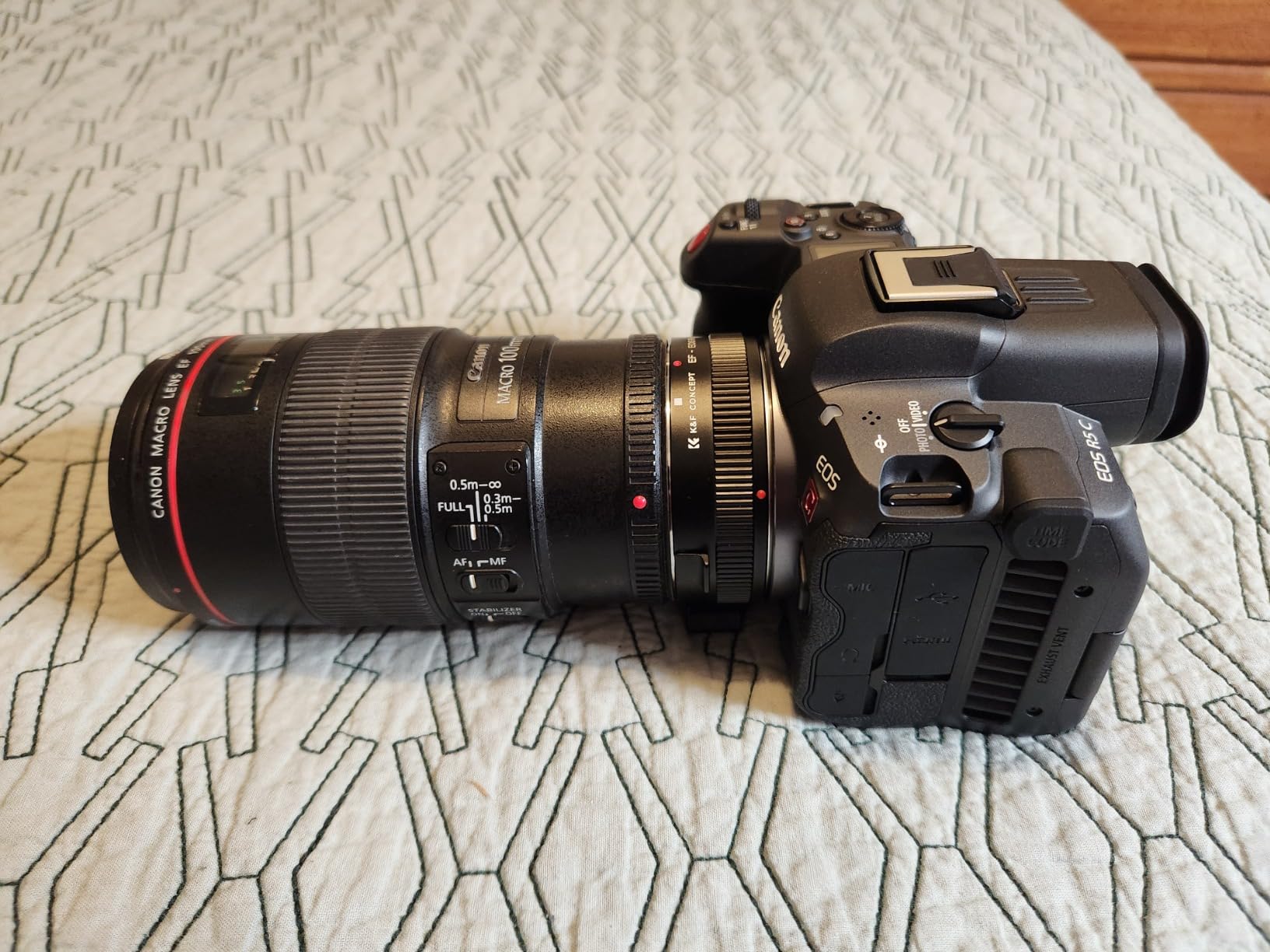 K&F Concept EF to EOS R Adapter, Auto Focus Lens Mount Adapter customer photo 1