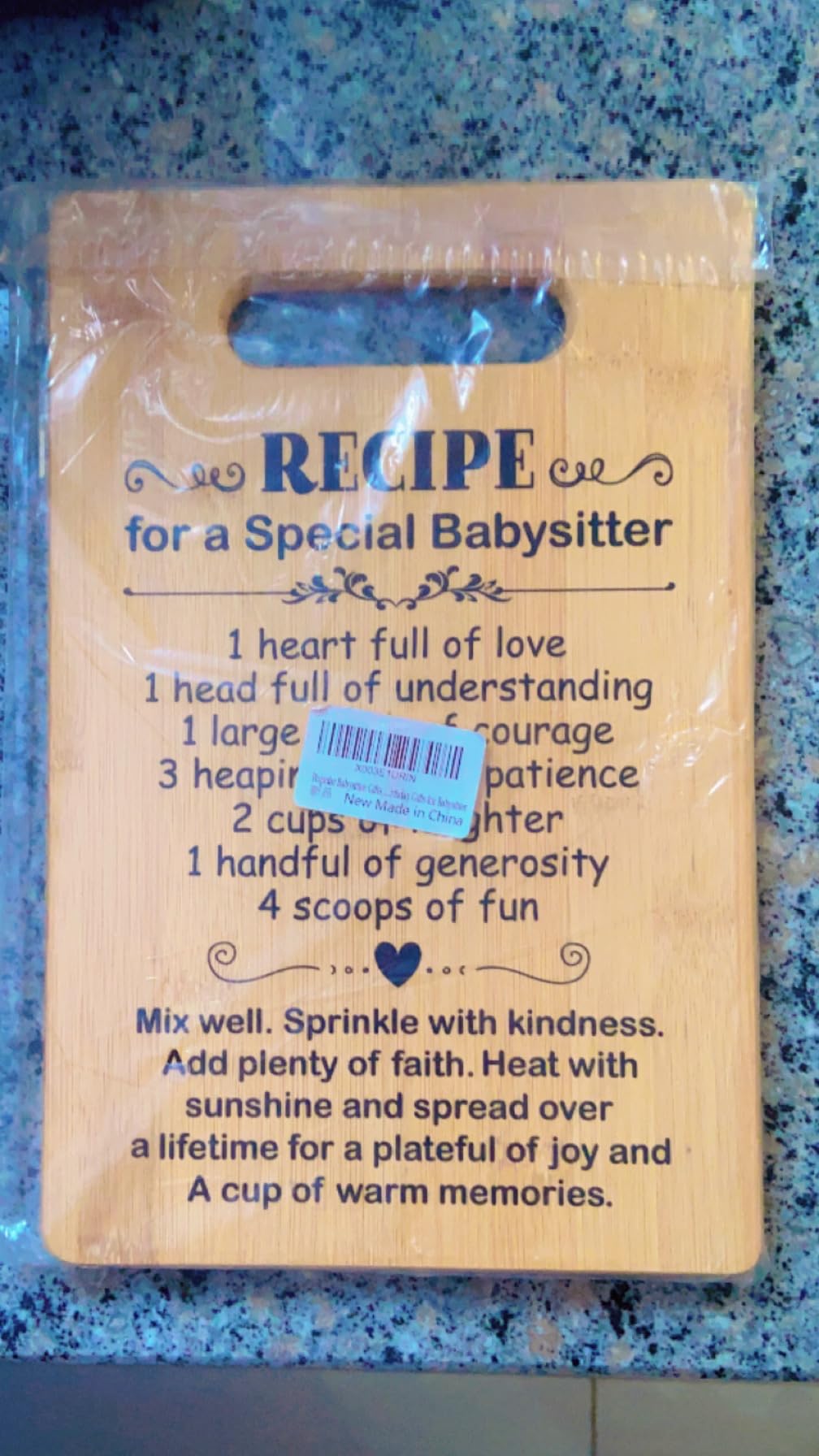 Retirement Gifts for Women 2026, Retired Cutting Board Gifts, Coworker Leaving Gifts for Women, Going Away Gifts for Coworker Boss Lady Leader Colleague Friends-Recipe for a Great Retirement customer photo 2