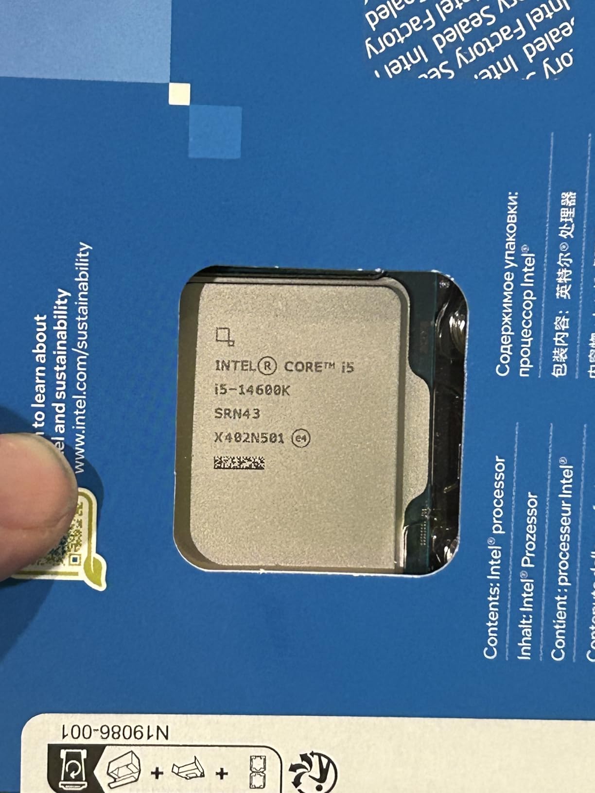 Intel Core i5-14600K Desktop Processor 14 Cores (6 P-Cores + 8 E-Cores) up to 5.3 GHz customer photo 2