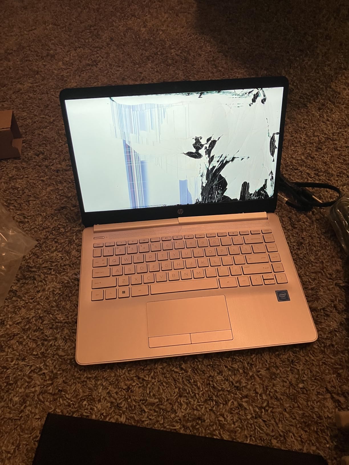 HP Portable Laptop (Include 1 Year Microsoft 365), 14’’ HD Display, 8GB RAM, 64GB eMMC, Intel Quad-Core N4120, Student and Business, Webcam, HDMI, Wi-Fi, RJ-45, Windows 11 Home, Pink customer photo 1
