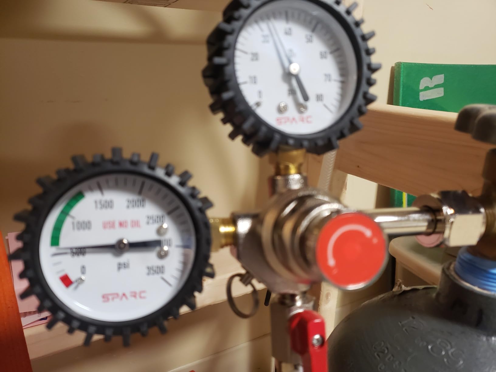 SPARC Premium Dual CO2 Regulator for Kegerator, Double Tap C02 Regulator | - for Kegs, Draft Beer, Soda, Kombucha - CGA320 - 2YR USA Warranty - Gen 2 customer photo 1