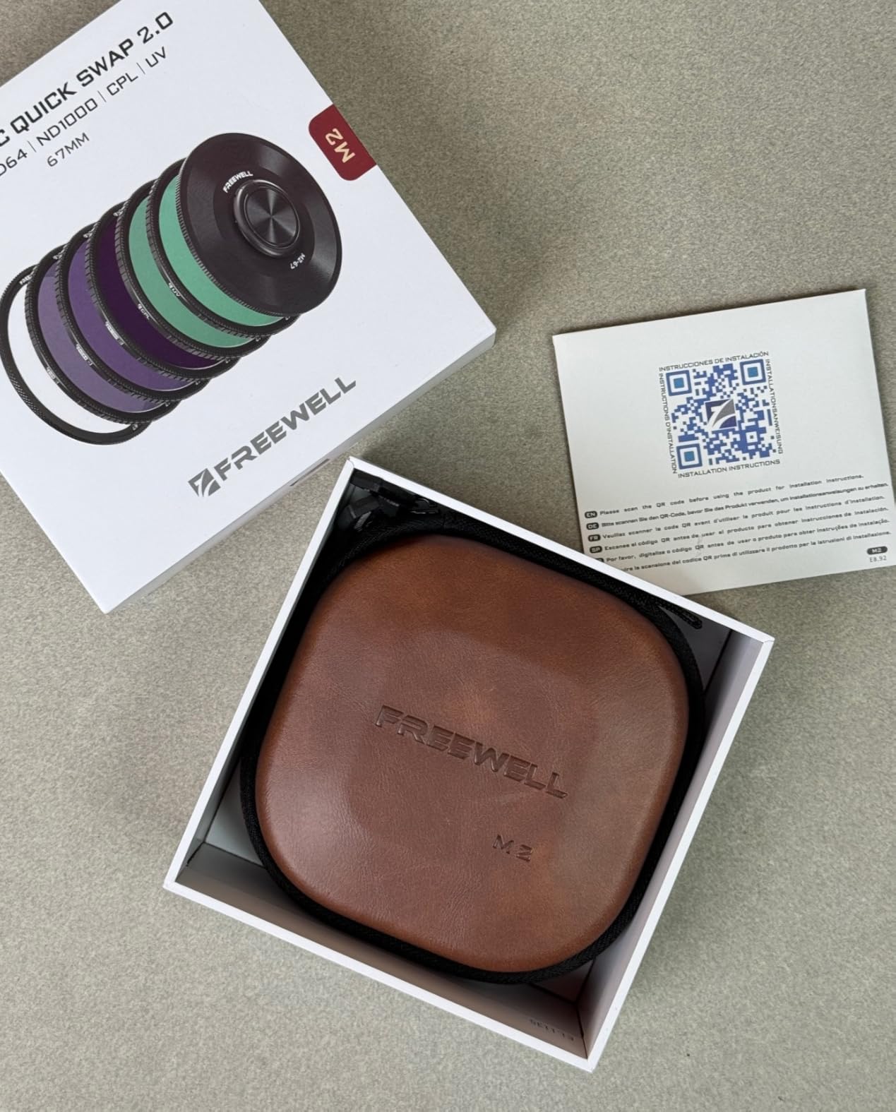 Freewell M2 Magnetic Quick Swap 5-Pack 82mm ND8, ND64, ND1000, CPL & UV Filters customer photo 2